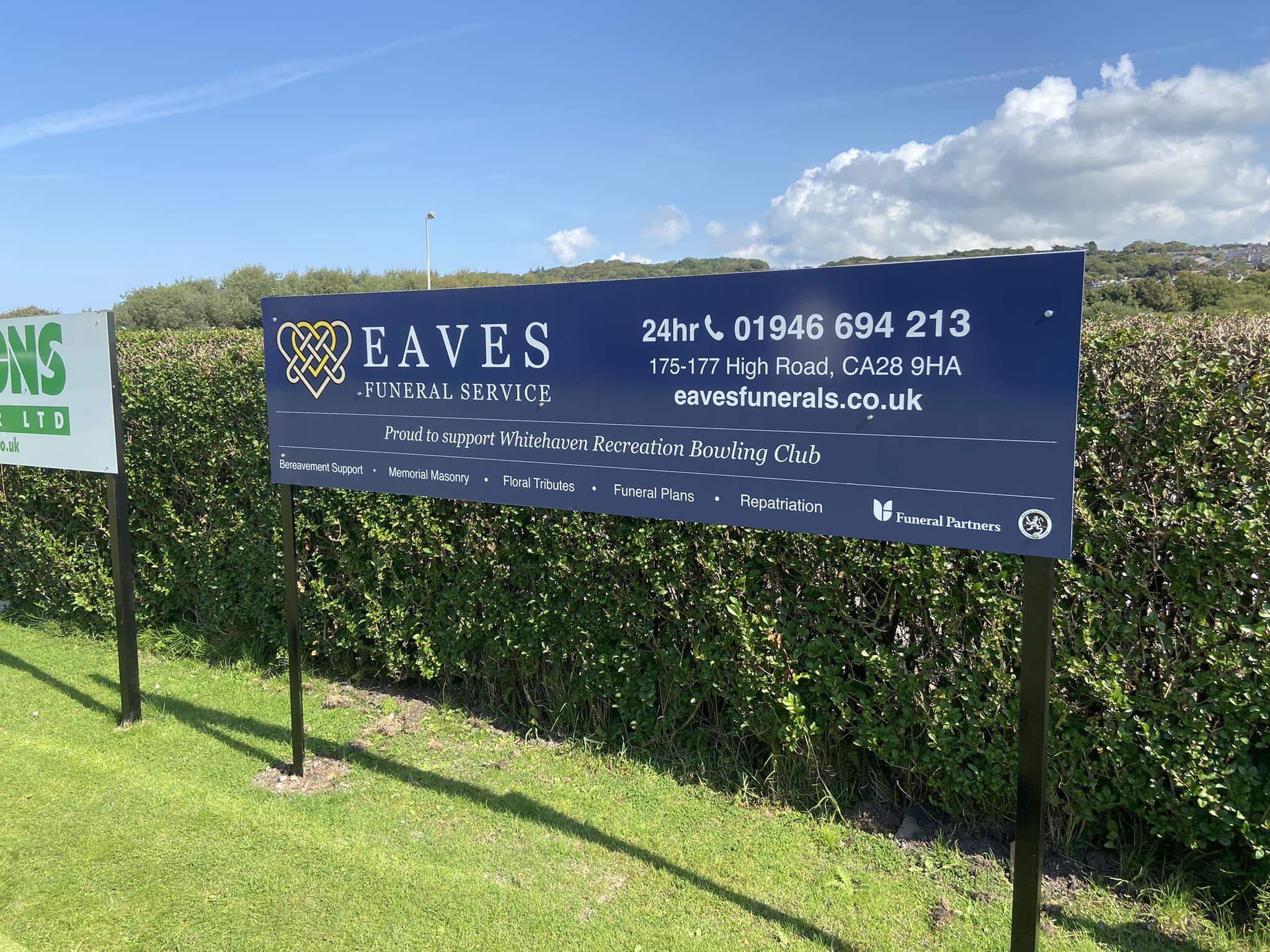 Club Sponsorship - Eaves Funeral Service